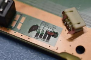 Urwane gniazdo zasilacz na płycie głównej PS4 Pro