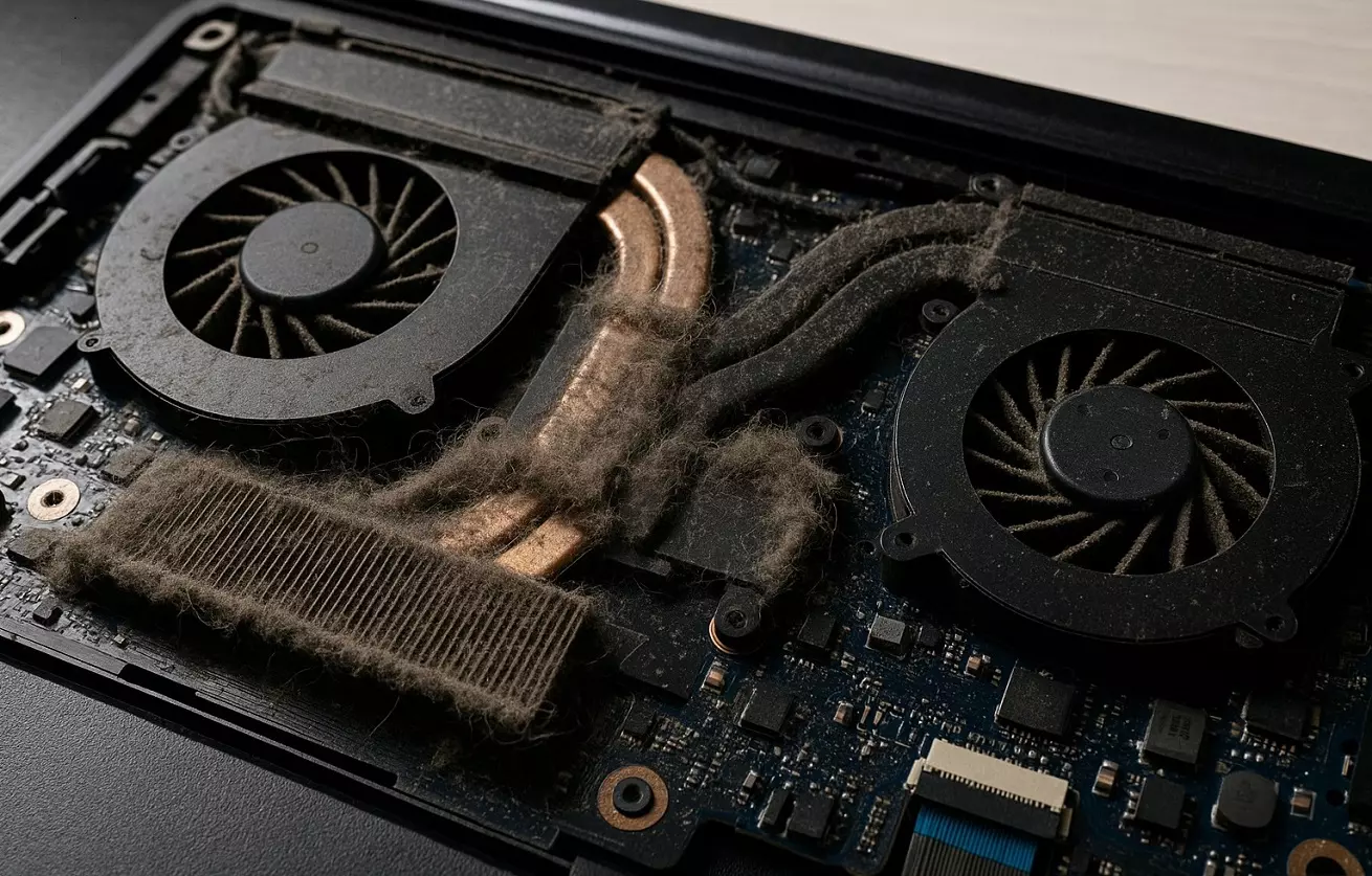 Przegrzewanie laptopa - układ chłodzenia Przegrzewanie laptopa układ chłodzenia