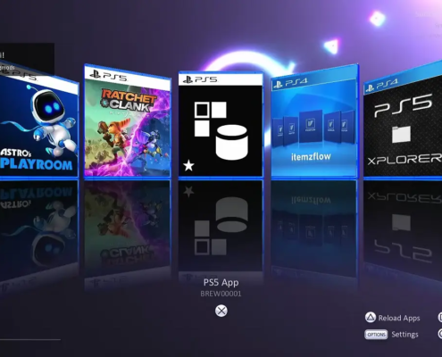 PS5 Jailbreak - Game manager jak z PS4