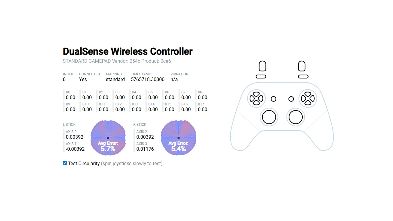 Analog Hall Ginfull - test circularity Analog Hall Ginfull - test circularity