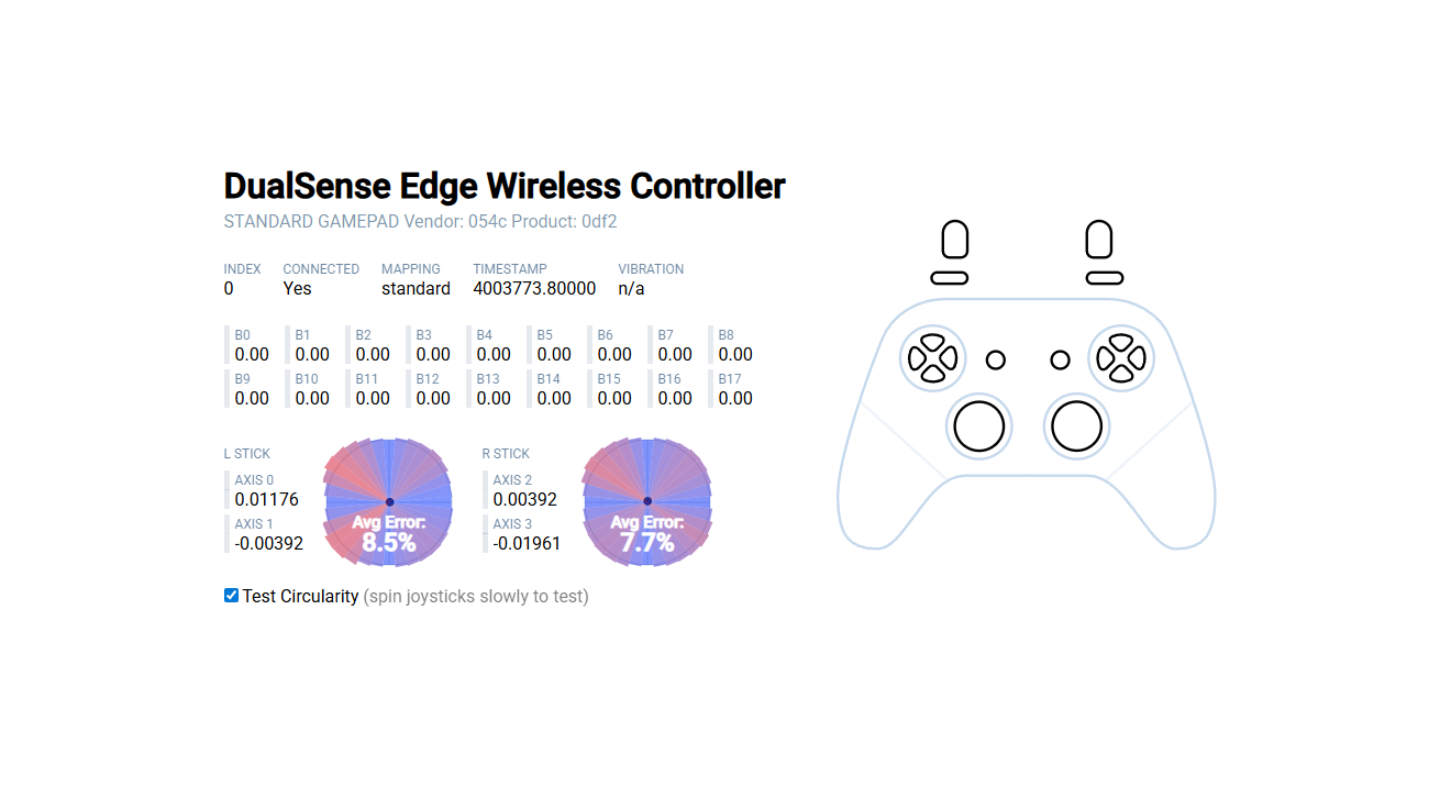 Analog TMR GinFull - test circularity Analog TMR GinFull - test circularity