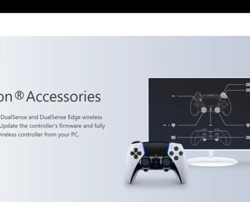 Aktualizacja pada PS5 PlayStation accessories aplikacja