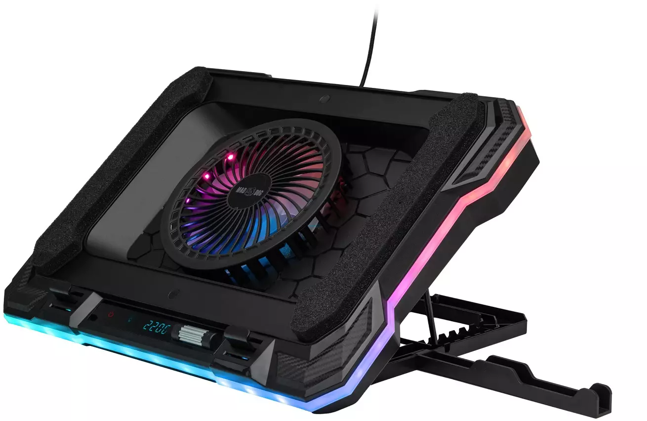 Podkładka chłodząca pod laptopa MAD DOG GCP800K RGB Podkładka chłodząca pod laptopa MAD DOG GCP800K RGB podstawka chłodząca