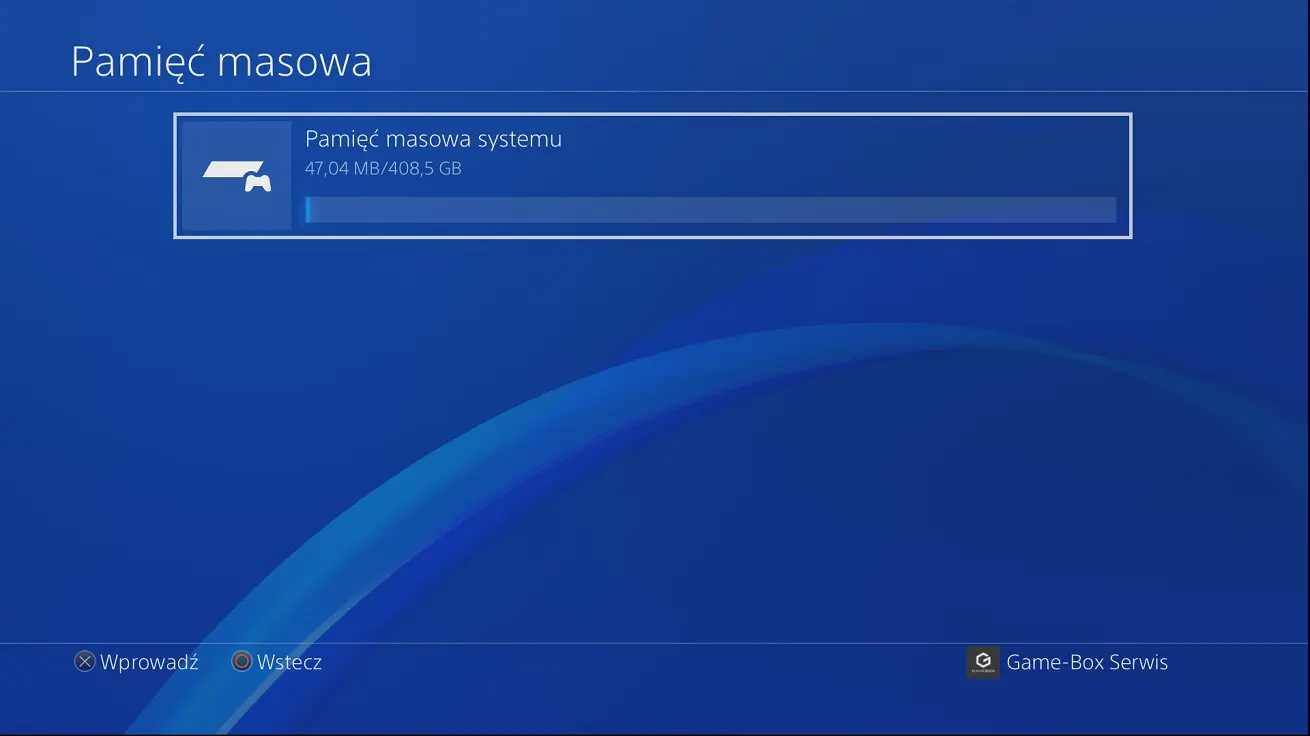 PS4 pamięć masowa zapełniony dysk PS4 pamięć masowa zapełniony dysk spowalnia