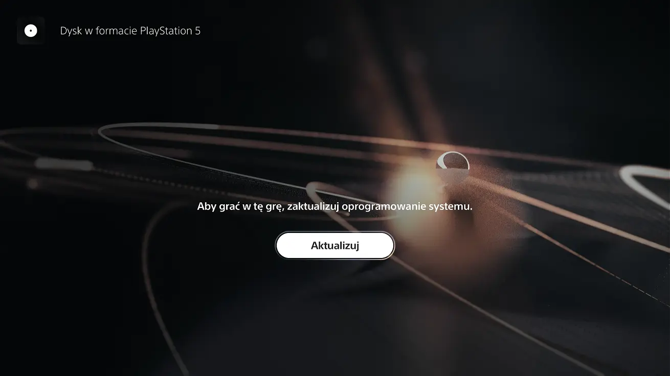 Ręczna aktualizacja PS5 dysk aktualizacja wymagana Ręczna aktualizacja PS5 dysk aktualizacja wymagana systemowa