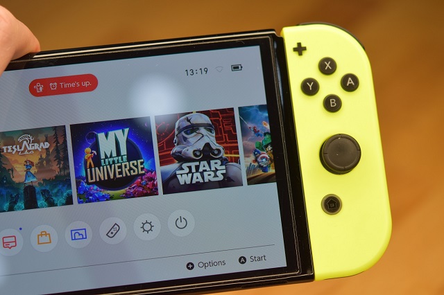 Wymiana analoga Nintendo Switch Joy-Con ekran główny menu gier Wymiana analoga Nintendo Switch Joy-Con ekran główny menu gier interfejs