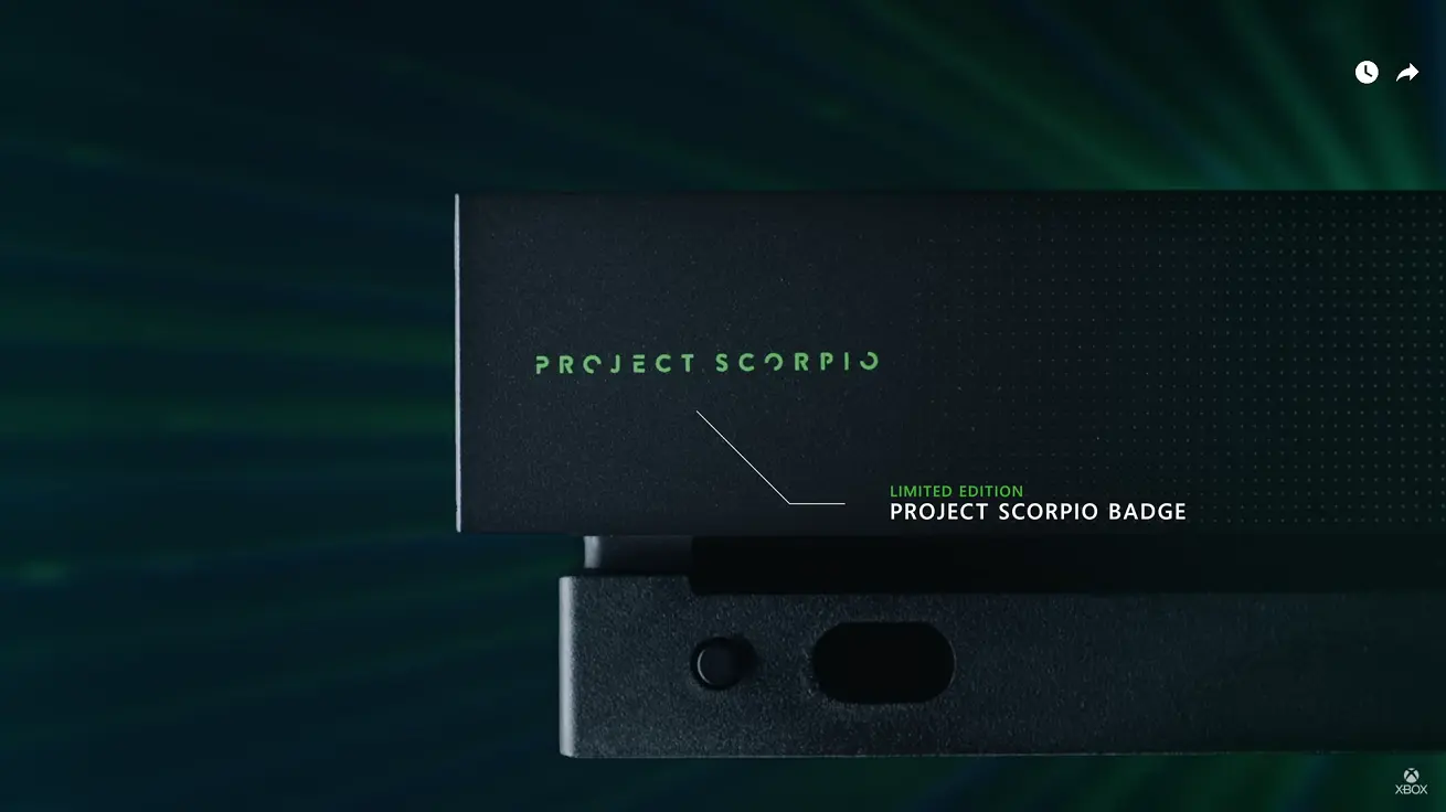 Xbox Project Scorpio badge limited edition Xbox Project Scorpio badge limited edition wersja