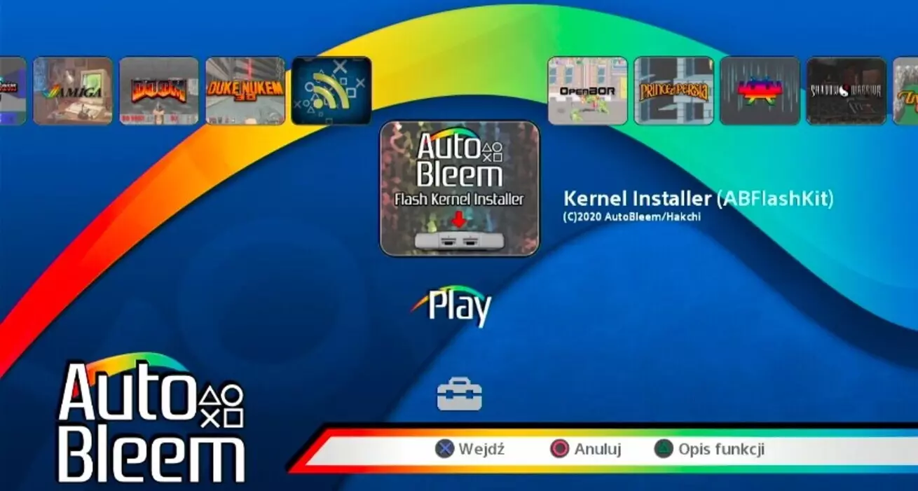 Autobleem kernel installer pelny backup pamieci