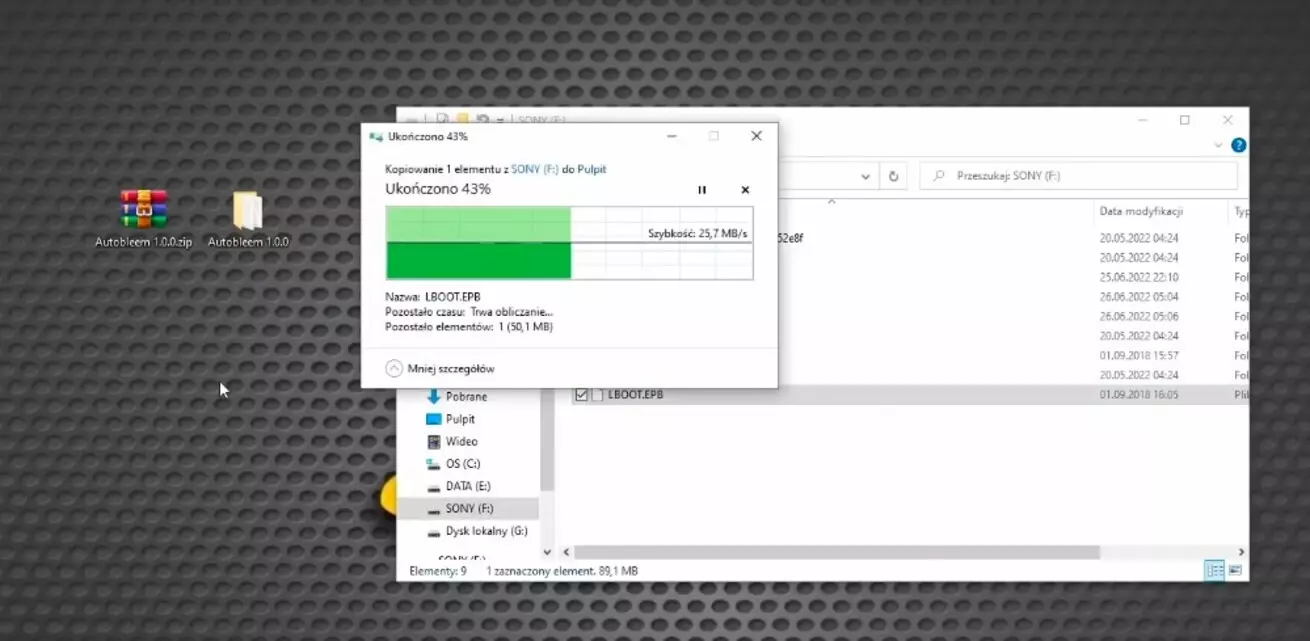 Autobleem kopiowanie kopii kernela w bezpieczne miejsce Kopiowanie kopii kernela Autobleema w bezpieczne miejsce – archiwizacja pliku zapasowego systemu PlayStation Classic